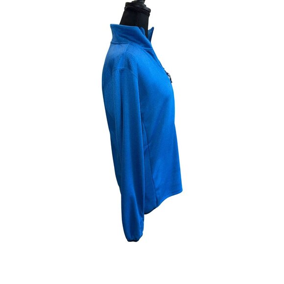 Columbia Men's Heather Indigo Park View 1/2 Zip Fleece Pullover S Outdoor Hiking - Picture 5 of 12